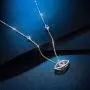 IOHUPCI Evil Eye Jewelry 925 Sterling Silver Blue White CZ Eye Pendant Necklace Gifts for Women Girl 18'' Sliver Chain IOHUPCI Evil Eye Jewelry 925 Sterling Silver Blue White CZ Eye Pendant Necklace Gifts for Women Girl 18'' Sliver Chain