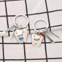 AKTAP Dental Hygienist Gifts Dentist Funny Keychain Dentist Graduation Gift for Him or Her Dental Assistant Jewelry