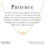Olive Branch Patience Necklace, Bracelet, 14k Gold Filled Chain, Vermeil Charm