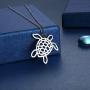 CASSIECA Animal Necklaces for Women Silver Panda Turtle Bee Whale Pendant Necklace Dainty Chain Minimalist Simple Cute Necklaces Jewelry Birthday Gift for Daughter Girlfriend