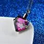 Cat Eye Jewels Memorial Cremation Urn Keepsake Ash Holder Heart Birthstone Pendant Necklace for Ashes for Men Women with Funnel Kit Cat Eye Jewels Memorial Cremation Urn Keepsake Ash Holder Heart Birthstone Pendant Necklace for Ashes for Men Women with Funnel Kit