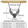 Xusamss Punk Rock Titanium Steel Wings Eagle Pendant Necklace,24inhes Link Chain Xusamss Punk Rock Titanium Steel Wings Eagle Pendant Necklace,24inhes Link Chain