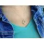 EFYTAL Wife Gifts, Wife Birthday Gift Ideas for Her, Romantic Sterling Silver 925 2 Thick Interlocking Circles Necklace Jewelry for Women, Cute Anniversary/Valentines Day Present
