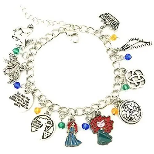 Universe of Fandoms Anime cartoon Brave Merida princess Bracelet Gifts for Women Universe of Fandoms Anime cartoon Brave Merida princess Bracelet Gifts for Women
