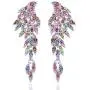 mecresh Angel Wings Vintage Style Wedding Crystal Rhinestone Cluster Chandelier Hollow Dangle Earrings mecresh Angel Wings Vintage Style Wedding Crystal Rhinestone Cluster Chandelier Hollow Dangle Earrings