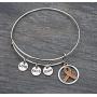 Orange Ribbon Bracelet, Leukemia Awareness, MS Awareness, Self Injury, Kidney Cancer, ADHD, Awareness Jewelry