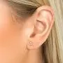 KissYan Initial Stud Earrings, 925 Sterling Silver Post Hypoallergenic Simulated Diamond Alphabet Letter Earrings Fashion Jewelry Gift for Women Girls KissYan Initial Stud Earrings, 925 Sterling Silver Post Hypoallergenic Simulated Diamond Alphabet Letter Earrings Fashion Jewelry Gift for Women Girls