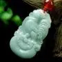 c1lint7785631 Boutique Jadeite Hisui Jade Grade A Gemstone Zodiac Made Horoscope Animal Sign Necklace Pendant Amulet