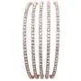 Rosemarie Collections Womens 5 Strand Rhinestone Statement Bracelet Rosemarie Collections Womens 5 Strand Rhinestone Statement Bracelet