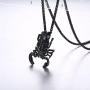 U7 Scorpio Necklace Pendant with Gold Plated Chain Zodiac Constellation Jewelry for Men/Women