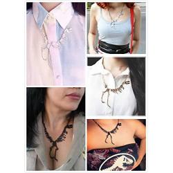 Jane Stone Dinosaur Vintage Necklace Short Collar Fashion Costume Jewelry for Women Teens