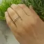 Dazzlingrock Collection 10K Round Gemstone & Diamond Ladies Swirl Anniversary Wedding Band, White Gold