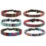 HZMAN Mix 6 Wrap Bracelets Men Women, Hemp Cords Ethnic Tribal Bracelets Wristbands