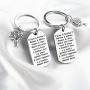 Sister Brother Gifts Dog Tag Keychain Sets Family Tree Pendant Gift Sibling Jewelry Birthday Gifts A Brothers Love is a Sisters Greatest Treasure