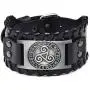 TURTLEDOVE Viking Bracelet Celtic Triskelion - Triple Spiral Triskele Swirl Nordic Amulet - Medieval Futhark Jewelry TURTLEDOVE Viking Bracelet Celtic Triskelion - Triple Spiral Triskele Swirl Nordic Amulet - Medieval Futhark Jewelry