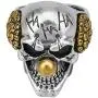 Skull Head Ring for Men, Joker Skull Ring, Gothic Clown Skull Ring Cocktail Party Ring, Vampire Skull Ring, Cool Devil Ring Halloween Biker, Vintage Punk Skull Jewelry Gift for Men Boys Skull Head Ring for Men, Joker Skull Ring, Gothic Clown Skull Ring Cocktail Party Ring, Vampire Skull Ring, Cool Devil Ring Halloween Biker, Vintage Punk Skull Jewelry Gift for Men Boys