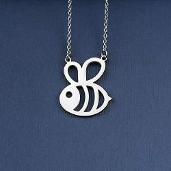 SIDIMELO Bumble Bee Pendant Necklace Gifts Honey Bee Hive Necklace for Women Wife Daughter Funny Jewelry
