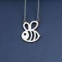 SIDIMELO Bumble Bee Pendant Necklace Gifts Honey Bee Hive Necklace for Women Wife Daughter Funny Jewelry