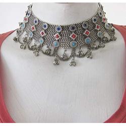 Statement Necklace Choker Bohemian Vintage Boho Retro Festival Womens Fashion Jewelry