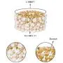 EVER FAITH Womens Crystal Simulated Pearl Stunning Bridal Wedding Hollow Elastic Stretch Bracelet