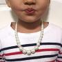 HAPPYAN Handmade Faux Pearl Necklace and Clip on Earrings Jewelry Sets for Women Bib Choker Collar Necklace