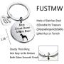 FUSTMW Great Dane Lover Gifts Best Great Dane Mom Ever Keychain Great Dane Mom Gifts for Dog Owners