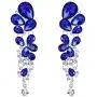 EVER FAITH Womens Austrian Crystal Gorgeous Tear Drops Wedding Dangle Pierced Earrings EVER FAITH Womens Austrian Crystal Gorgeous Tear Drops Wedding Dangle Pierced Earrings