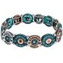 PammyJ Western Shotgun Bullet Shell Stretch Bracelet Patina Finish