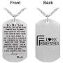 ABBNT Boys Necklace Gifts for Son from Mom Dad