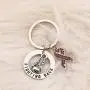 CENWA Breast Cancer Awareness Keychain Pink Rhinestone Ribbon Charm Jewelry Breast Cancer Support Gift Fighting Back Keychain CENWA Breast Cancer Awareness Keychain Pink Rhinestone Ribbon Charm Jewelry Breast Cancer Support Gift Fighting Back Keychain