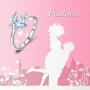 AOBOCO Sterling Silver Butterfly Series Ring, Anniversary Birthday Jewelry Gifts for Women Girls