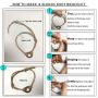Sunligoo Urn Bracelet for Ashes Adjustable Circle of Life Eternity Memorial Bracelets Cremation Jewelry for Mens Womens