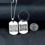 I Cant Breathe Black Lives Matter Stainless Steel Dog tag Pendant Necklace for Couples Justice Freedom Peace Spread Awareness Y815