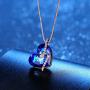 YAUNGEL “I love you Forever''with Heart Pendant Necklaces Jewelry.Gift for Wife,Girlfriend Daughter Mother Sister Grandma Fiancée Gifts, Made with Swarovski Crystal