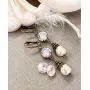 HisJewelsCreations Simulated Baroque Pearl Drop Earrings with Crystal by Swarovski Boho Womens Jewelry Gift Set Box Holiday HisJewelsCreations Simulated Baroque Pearl Drop Earrings with Crystal by Swarovski Boho Womens Jewelry Gift Set Box Holiday