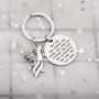 BAUNA Phoenix Encouragement Keychain Phoenix Jewelry for Friends She Fell She Broke and Then She Rose Again Phoenix Charms