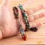 Bivei 7 Chakra Healing Necklace with Real Stones 12 Faceted Prism Witch Pendulum Crystal Gemstone Hand Knotted 108 Beads for Meditation Anxiety Yoga Beads Bivei 7 Chakra Healing Necklace with Real Stones 12 Faceted Prism Witch Pendulum Crystal Gemstone Hand Knotted 108 Beads for Meditation Anxiety Yoga Beads