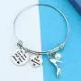 HN HNHB Retirement Gift No One Can Ever Fill Your Shoes Charm Bangle Bracelet Enjoy Retirement Jewelry Gift for Coworker, Teacher, Friends HN HNHB Retirement Gift No One Can Ever Fill Your Shoes Charm Bangle Bracelet Enjoy Retirement Jewelry Gift for Coworker, Teacher, Friends