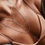 YienDoo Fashion Lasso Y Necklace Chain Dainty Multilayer Tassel Pendant Charm Minimalist Necklace Jewelry for Women and Girls (Silver)
