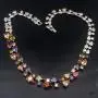 Classic Multi Gemstones Silver Sets, Amethyst Garnet Morganite Peridot Classic Multi Gemstones Silver Sets, Amethyst Garnet Morganite Peridot