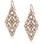 1928 Jewelry Filigree Diamond-Shape Drop Earrings 1928 Jewelry Filigree Diamond-Shape Drop Earrings