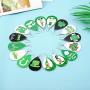 St Patricks Day Faux Leather Earrings for Women Dangle Gnome Earrings Lightweight Teardrop Leather Earrings Holiday Bulk Earrings for St. Patricks Day Decorations 16 Pairs