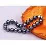 JYX Pearl Necklace Bracelet Set AAA Elegant 8-9mm Round Black Freshwater Cultured Pearl Necklace Bracelet Set for Women JYX Pearl Necklace Bracelet Set AAA Elegant 8-9mm Round Black Freshwater Cultured Pearl Necklace Bracelet Set for Women