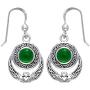 KWUNCCI Celtic Knot Claddagh Dangle Drop Earrings Sterling Silver Plated Irish Earrings for Women Girls