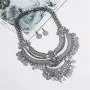 LZHLQ Fashion Bib Necklace for girl Bohemian Coin Statement Necklace and earrings Punk Ethnic Style Jewelry Set for Women LZHLQ Fashion Bib Necklace for girl Bohemian Coin Statement Necklace and earrings Punk Ethnic Style Jewelry Set for Women