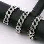 Nanafast Cuban Chain Necklace Hip Hop Iced Out Rhinestone Choker Necklace for Men Women Fashion Hip Hop Jewelry 16-30 Inch Nanafast Cuban Chain Necklace Hip Hop Iced Out Rhinestone Choker Necklace for Men Women Fashion Hip Hop Jewelry 16-30 Inch