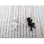 NOUMANDA Lovely Hanging White and Black Cat Necklace for Cat Lovers