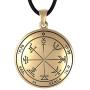 Bronze Seventh Pentacle of Jupiter Talisman for Prosperity