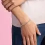 Pandora Jewelry Beads and Pave Cubic Zirconia Bracelet in Sterling Silver Pandora Jewelry Beads and Pave Cubic Zirconia Bracelet in Sterling Silver