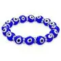 Bling Jewelry Colorful Turkish Glass Bead Good Luck Protection Evil Eye Stretch Bracelet for Women for Teen Rondelle Crystal Spacer Stackable Protection More Colors
